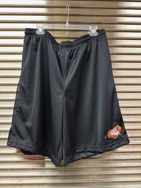 Black Mesh Shorts