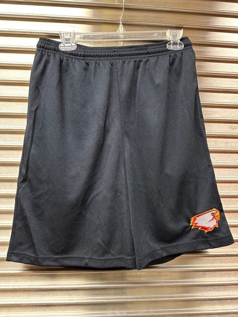 Black Shorts Embroidered Falcon