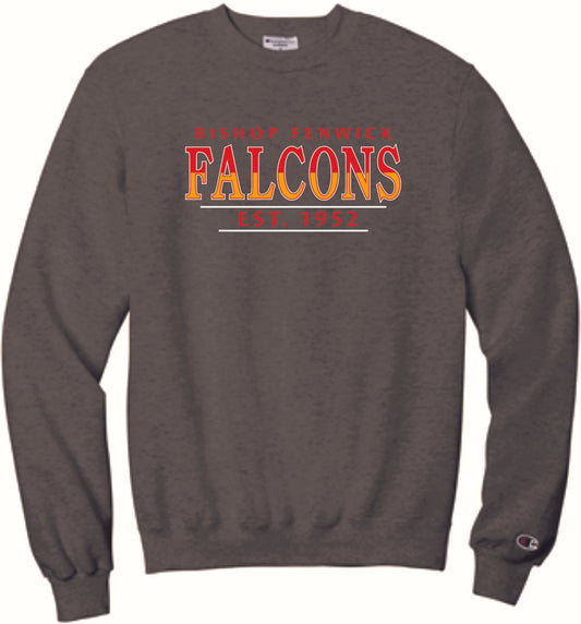 Charcoal Grey Crew Falcons Blend