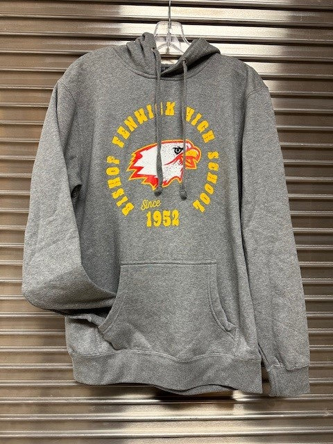 Grey Distressed Falcon Hoodie