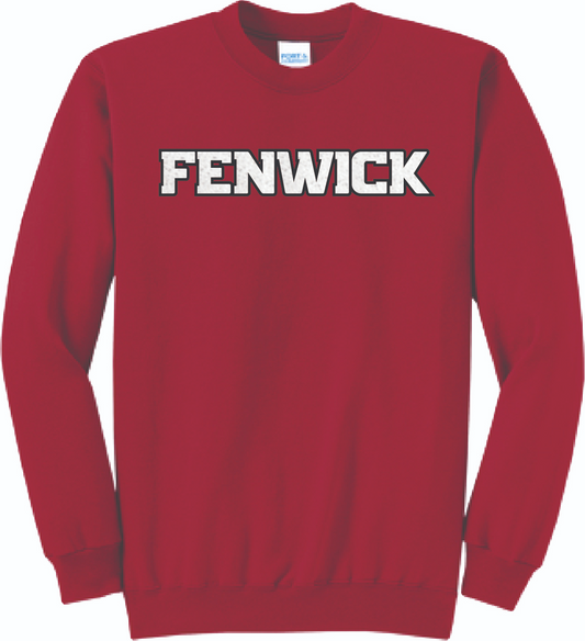 Red Fenwick Glitter Crew