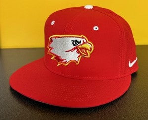 Red Mesh Back Falcon Nike Hat