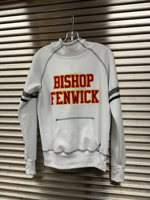 Womens White Bishop Fenwick Hoodie