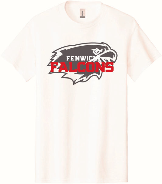 White SS Gildan Fenwick Falcons